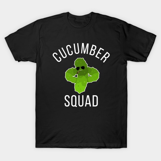 Cucumber Squad Cool Cucumber T-Shirt by DesignArchitect